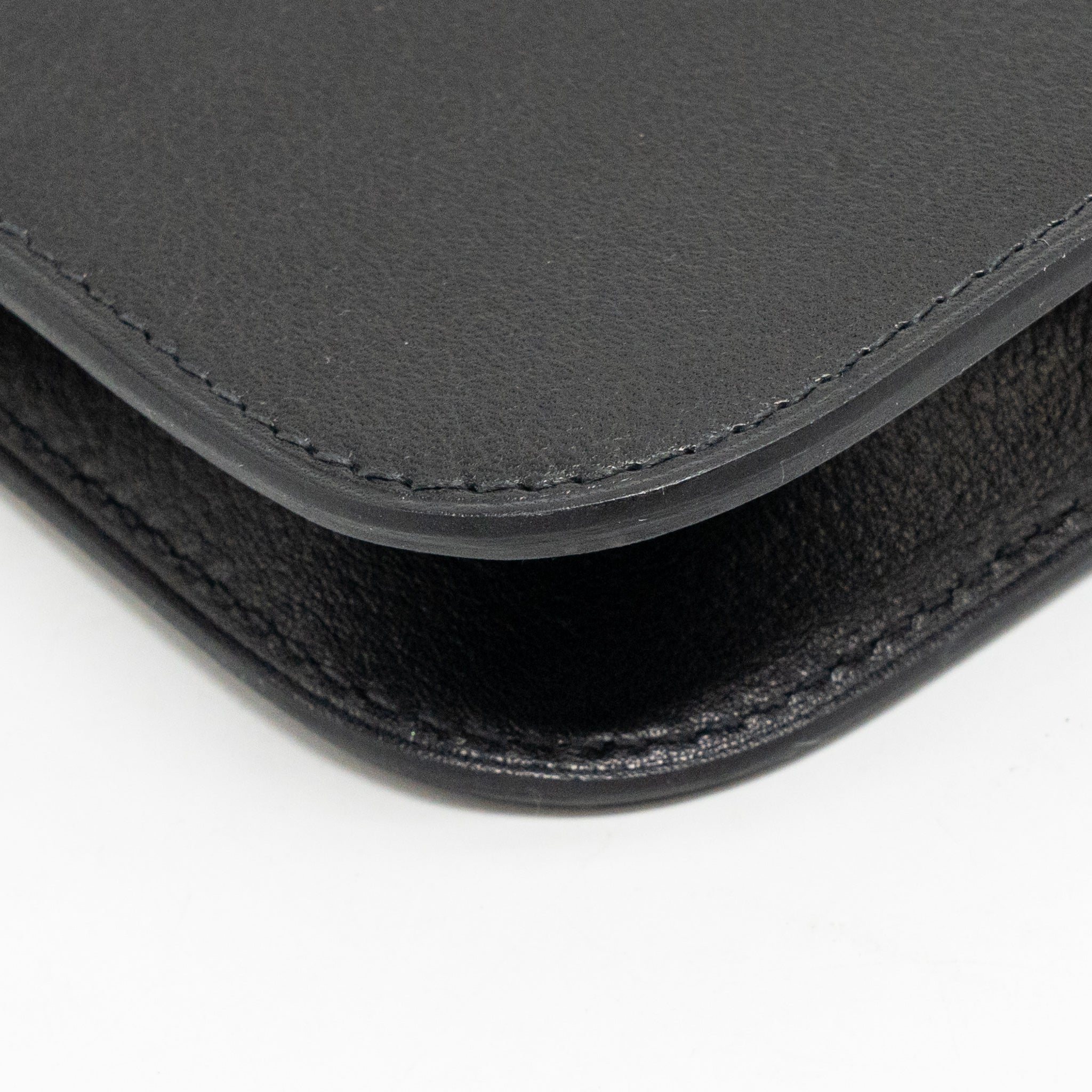 HERMES ZIPENGO CHAINE D’ANCRE TO GO POUCH EVERGRAIN CALFSKIN BLACK SHW