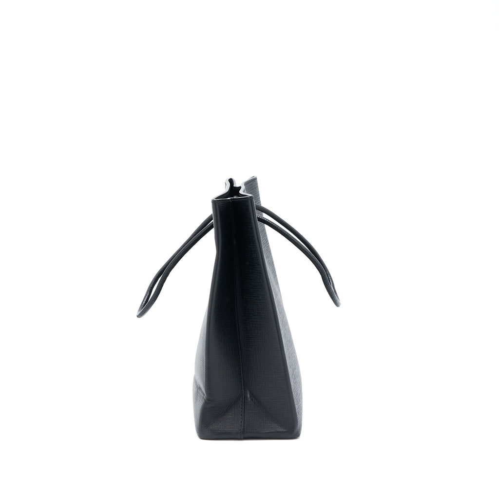 BALENCIAGA TOP HANDLE SHOPPING TOTE BAG CALFSKIN BLACK SHW