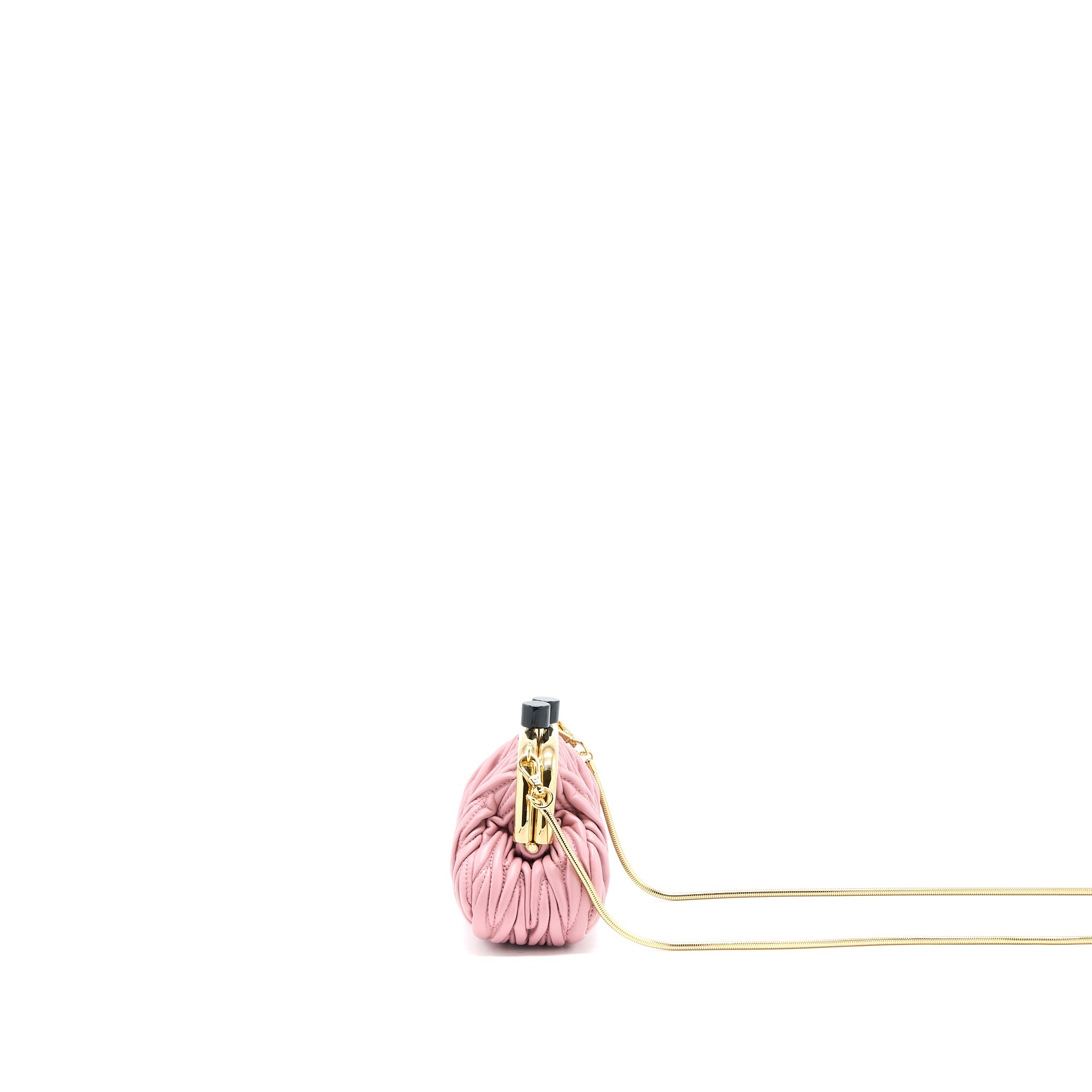 MIU MIU MIU BELLE MINI BAG NAPPA PINK GHW