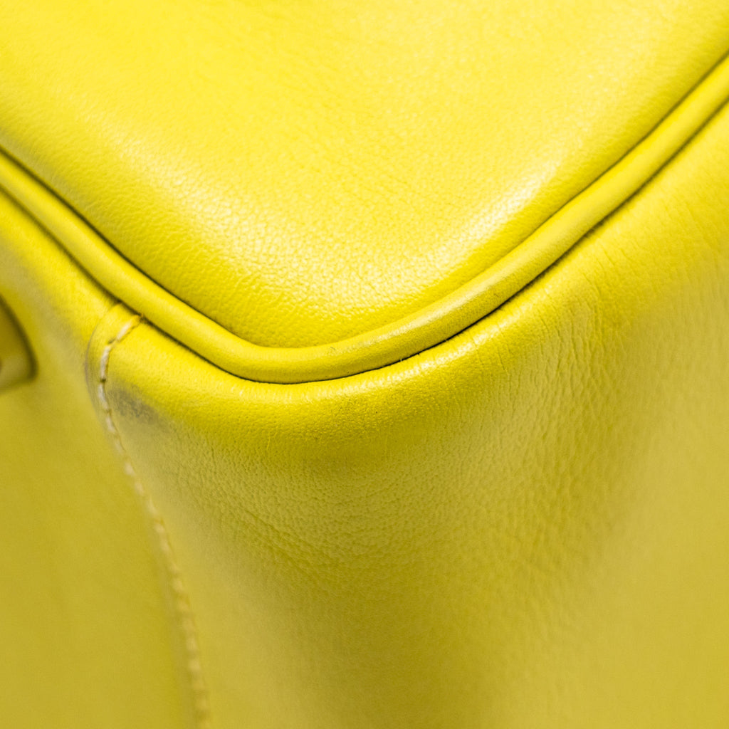 HERMES LINDY 30 SWIFT LIME SHW SQUARE O
