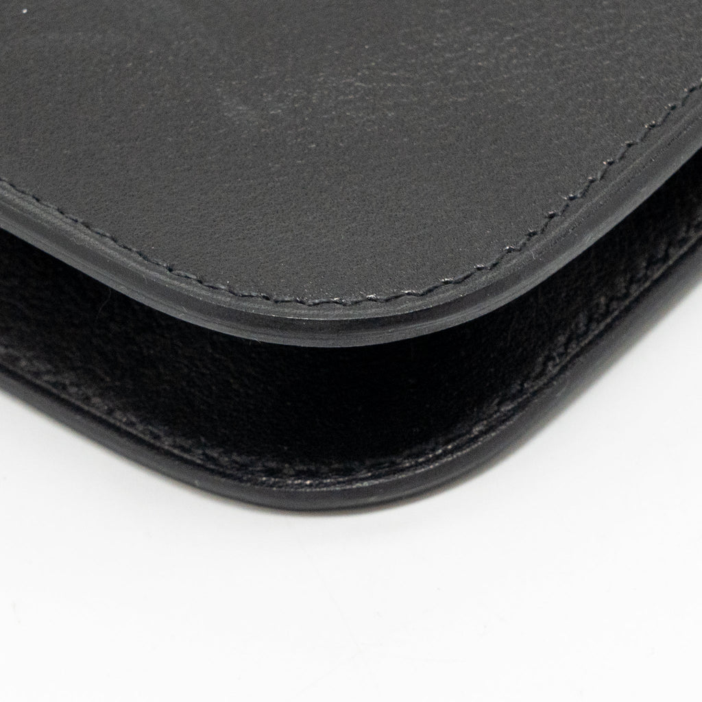 HERMES ZIPENGO CHAINE D’ANCRE TO GO POUCH EVERGRAIN CALFSKIN BLACK SHW