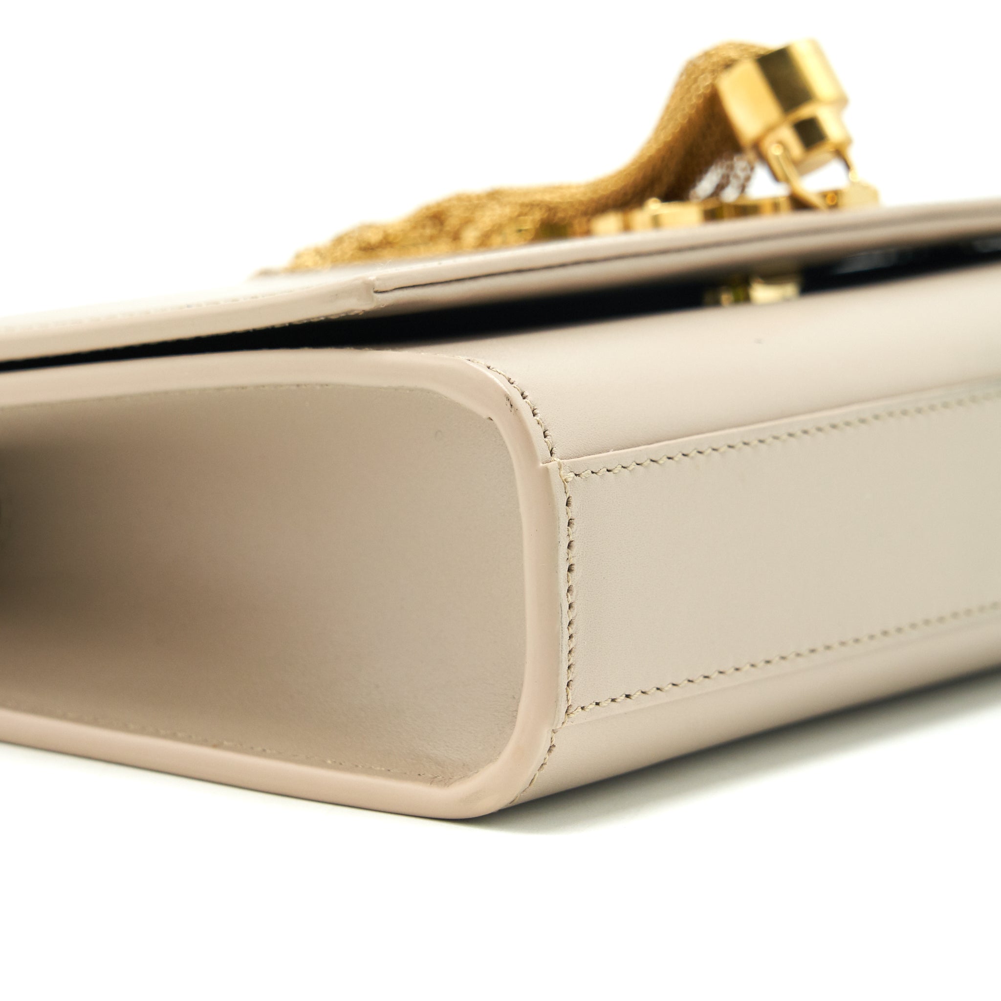 SAINT LAURENT KATE BAG WITH TASSEL BEIGE GHW