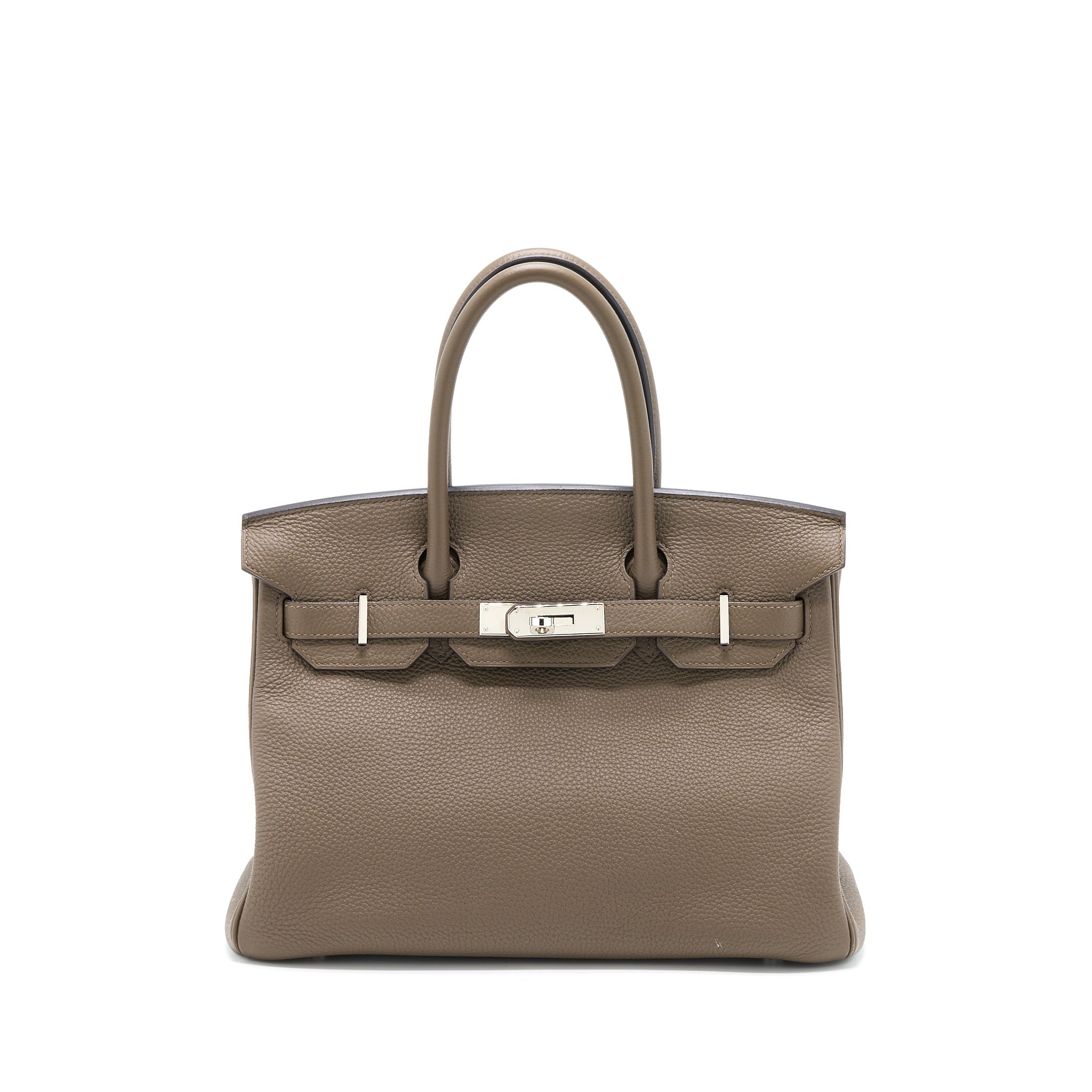 HERMES BIRKIN 30 TOGO 8F GRIS ETAIN SHW