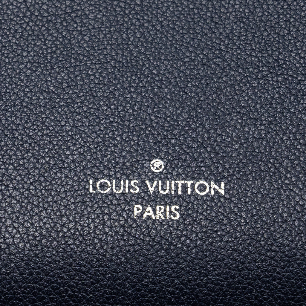 LOUIS VUITTON LOCK ME TOTE BAG CALFSKIN NAVY SHW