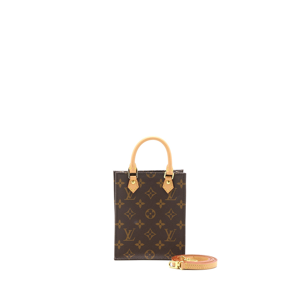 LOUIS VUITTON PETIT SAC PLAT MONOGRAM CANVAS GHW