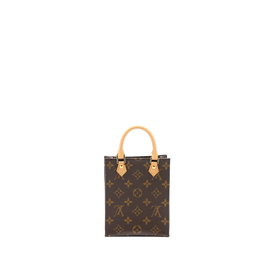 LOUIS VUITTON PETIT SAC PLAT MONOGRAM CANVAS GHW