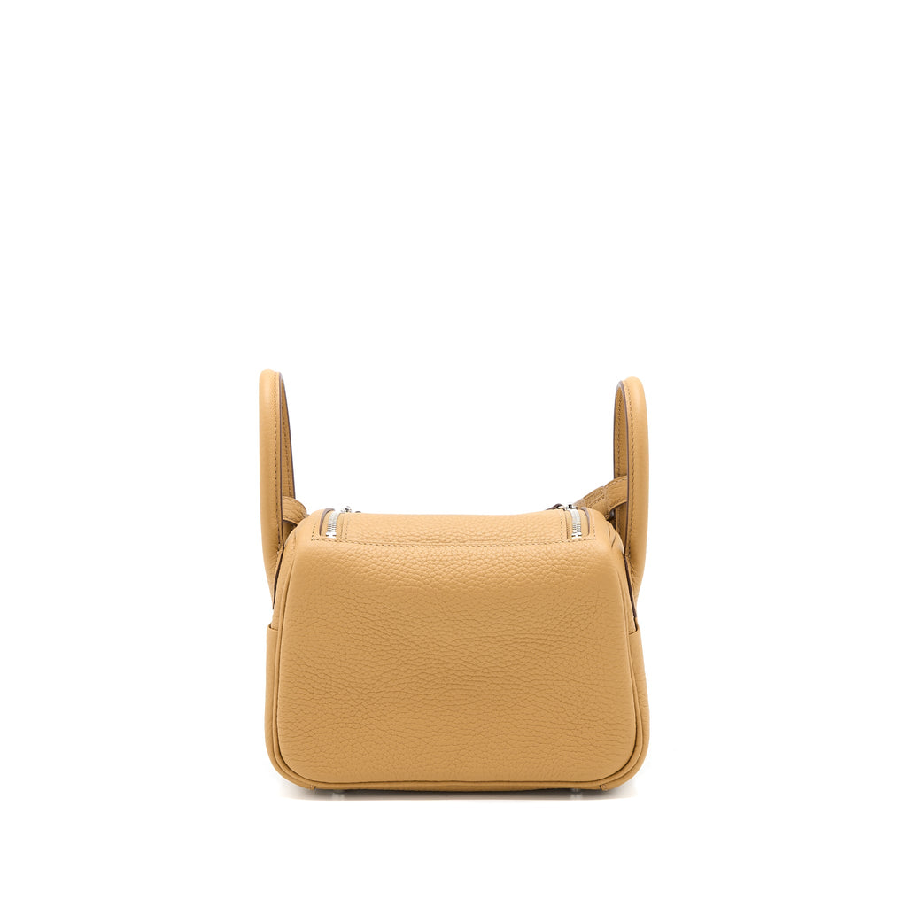 HERMES MINI LINDY CLEMENCE 4B BISCUIT SHW