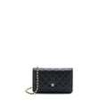 CHANEL CLASSIC WALLET ON CHAIN CAVIAR BLACK GHW (MICROCHIP)