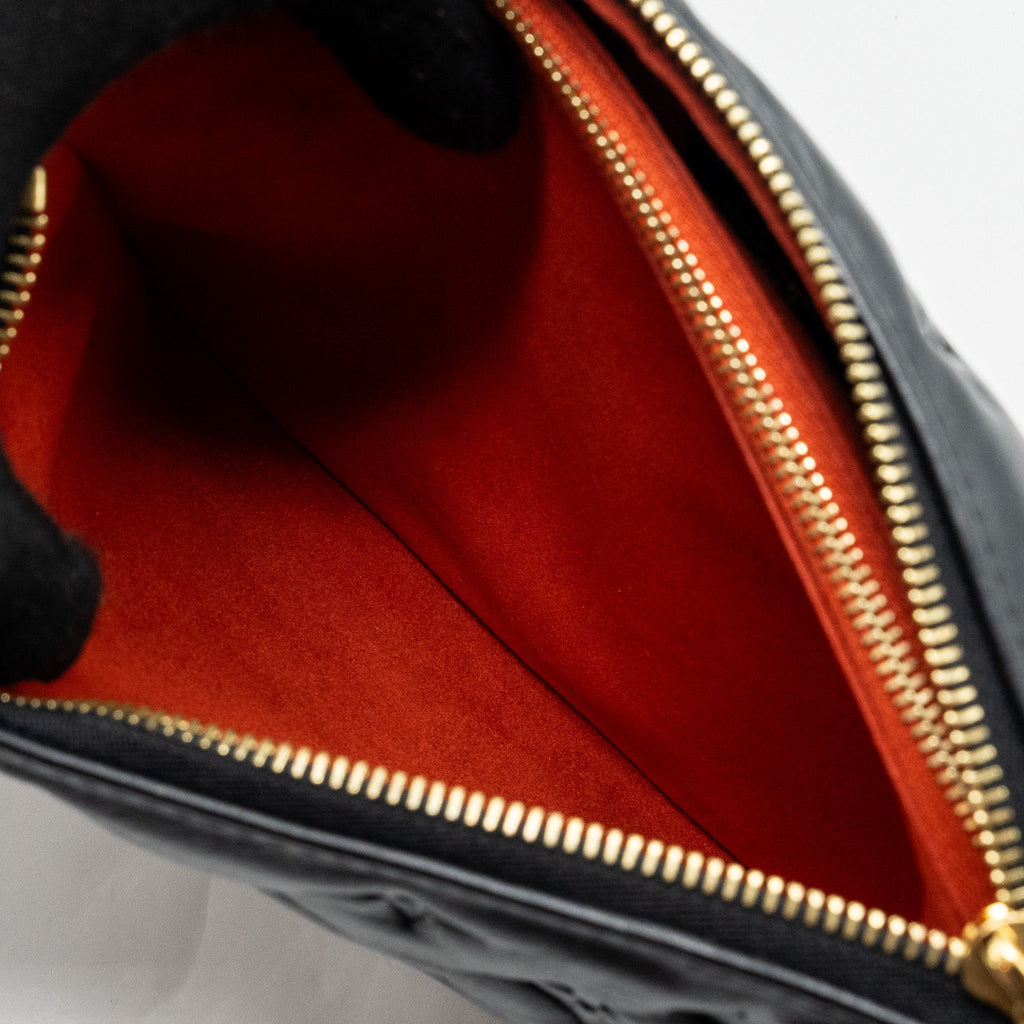 LOUIS VUITTON COUSSIN BB MONOGRAM EMPREINTE LAMBSKIN BLACK GHW