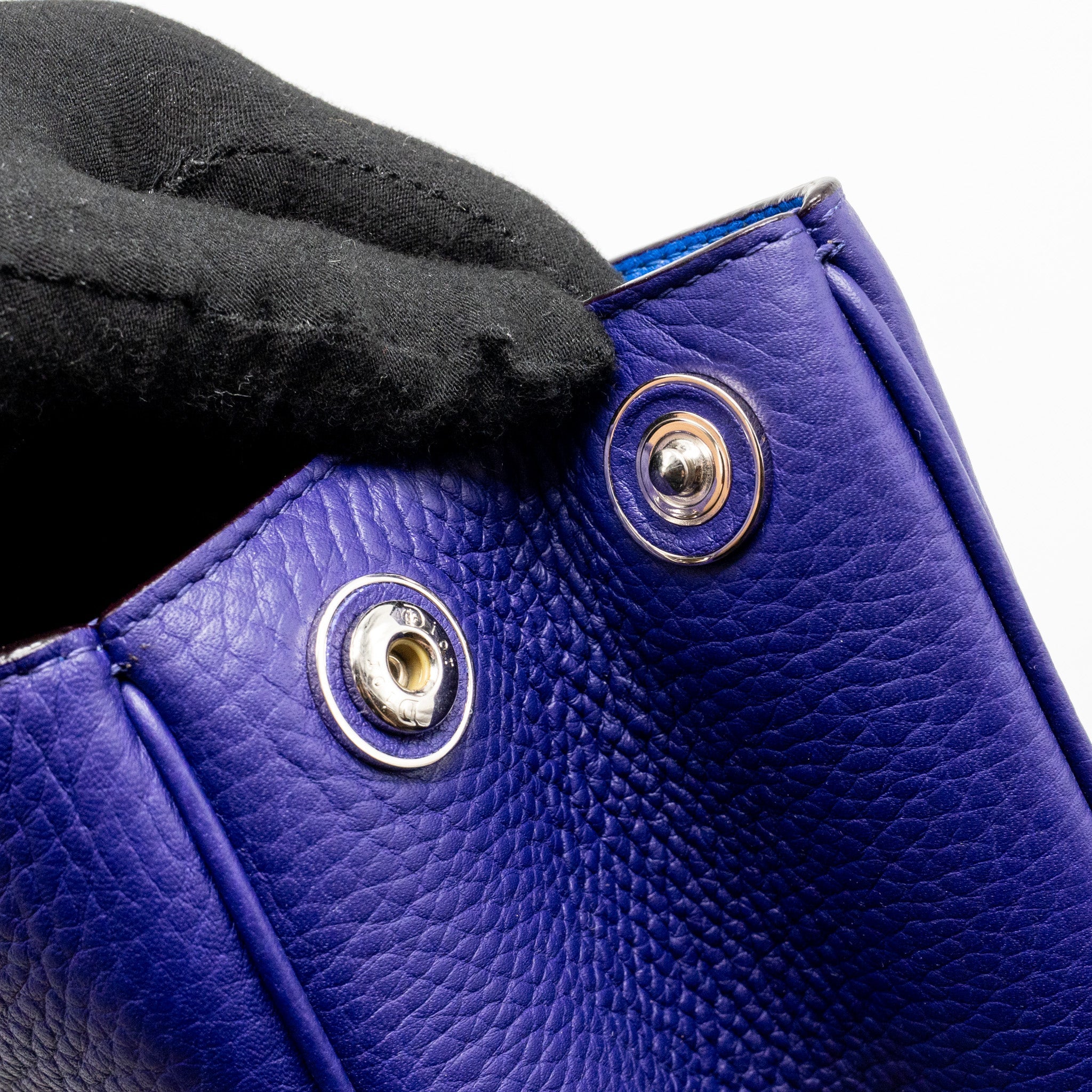 DIOR DIORISSIMO TOTE BAG CALFSKIN PURPLE/BLUE SHW