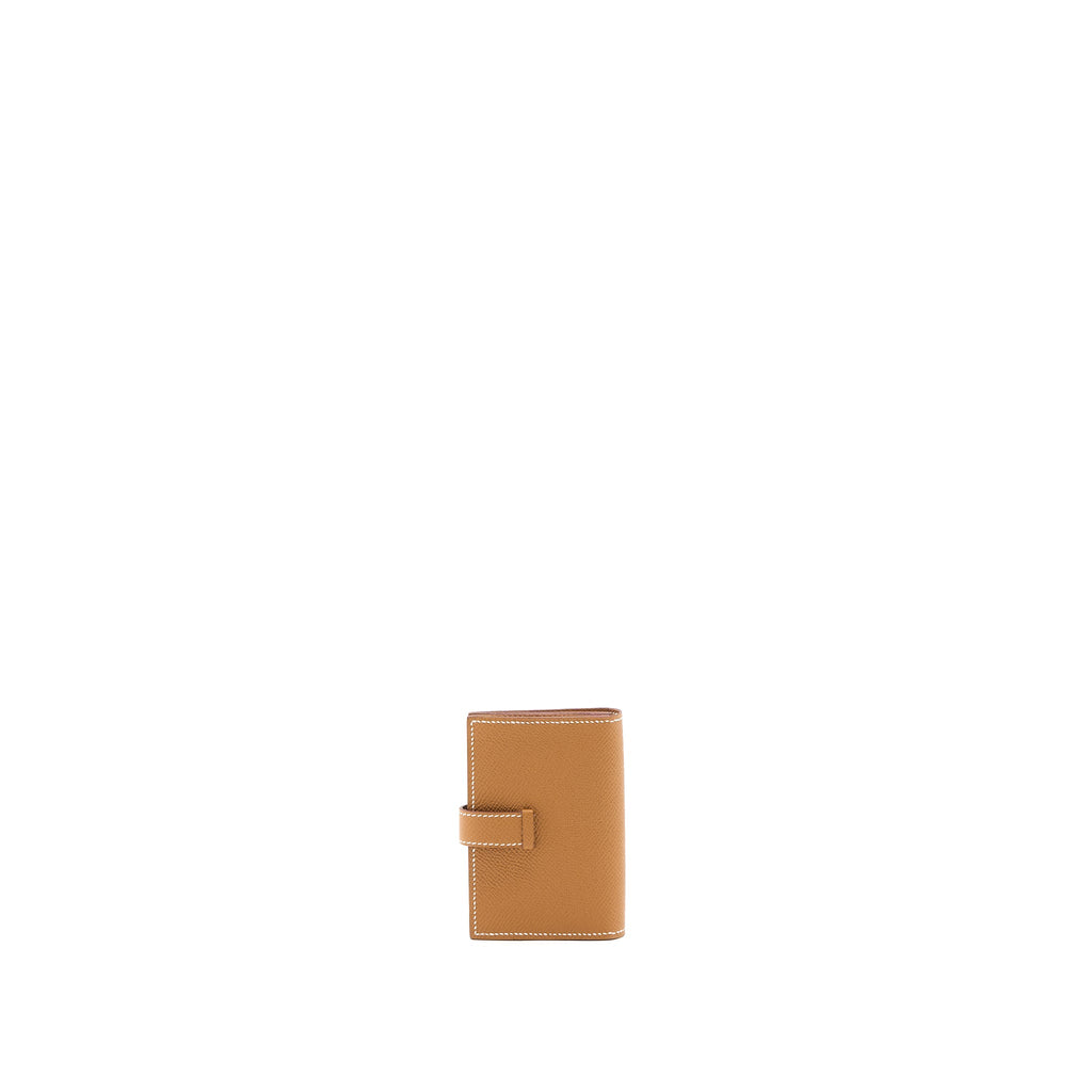 HERMES BEARN CARDHOLDER EPSOM GOLD SHW