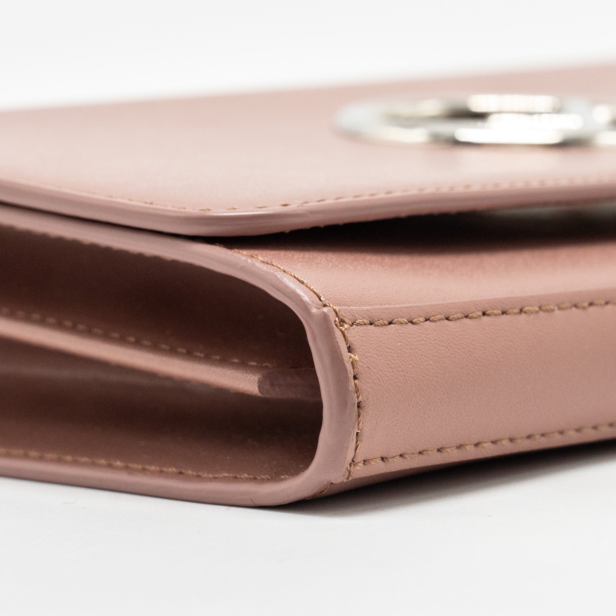 FENDI LOGO CROSSBODY BAG CALFSKIN LIGHT PINK SHW
