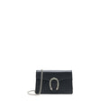 GUCCI SUPER MINI DIONYSUS CALFSKIN BLACK RUTHENIUM SHW