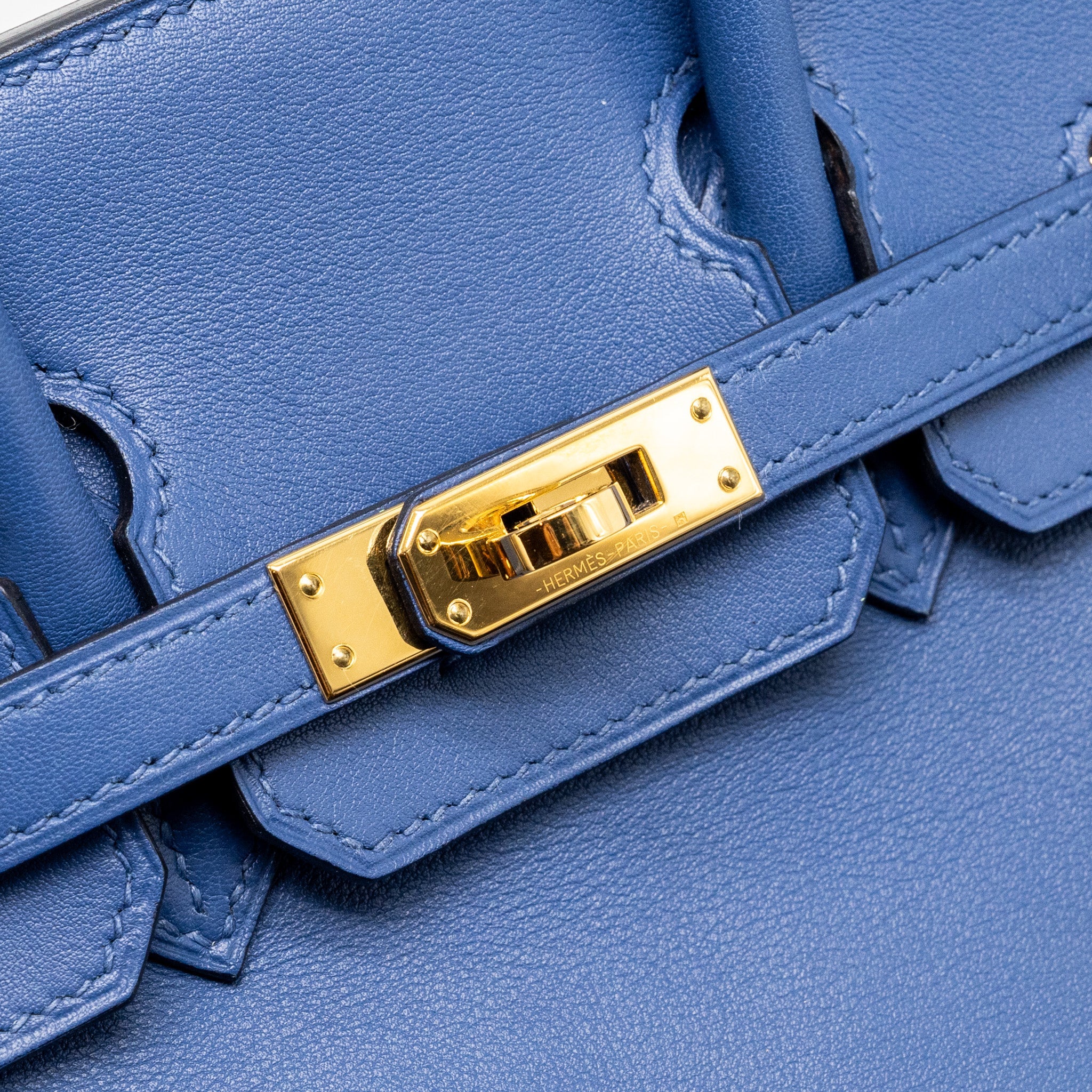 HERMES BIRKIN 25 SWIFT BLUE BRIGHTON GHW