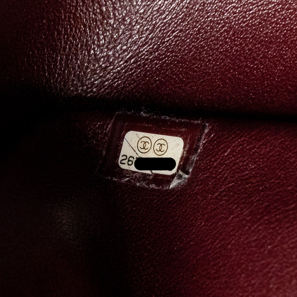 CHANEL SMALL 2.55 REISSUE FLAP BAG AGED CALFSKIN BLACK GHW