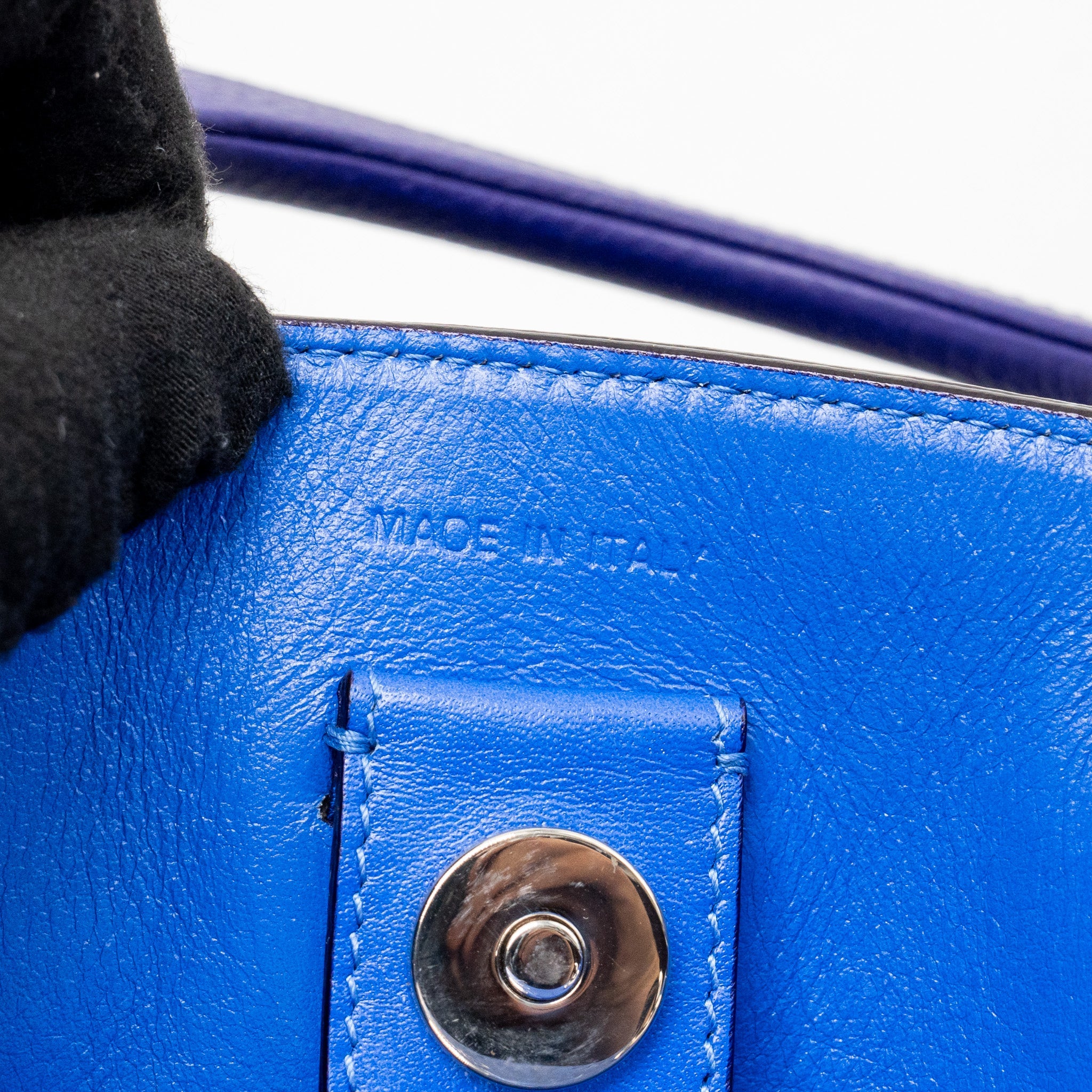DIOR DIORISSIMO TOTE BAG CALFSKIN PURPLE/BLUE SHW