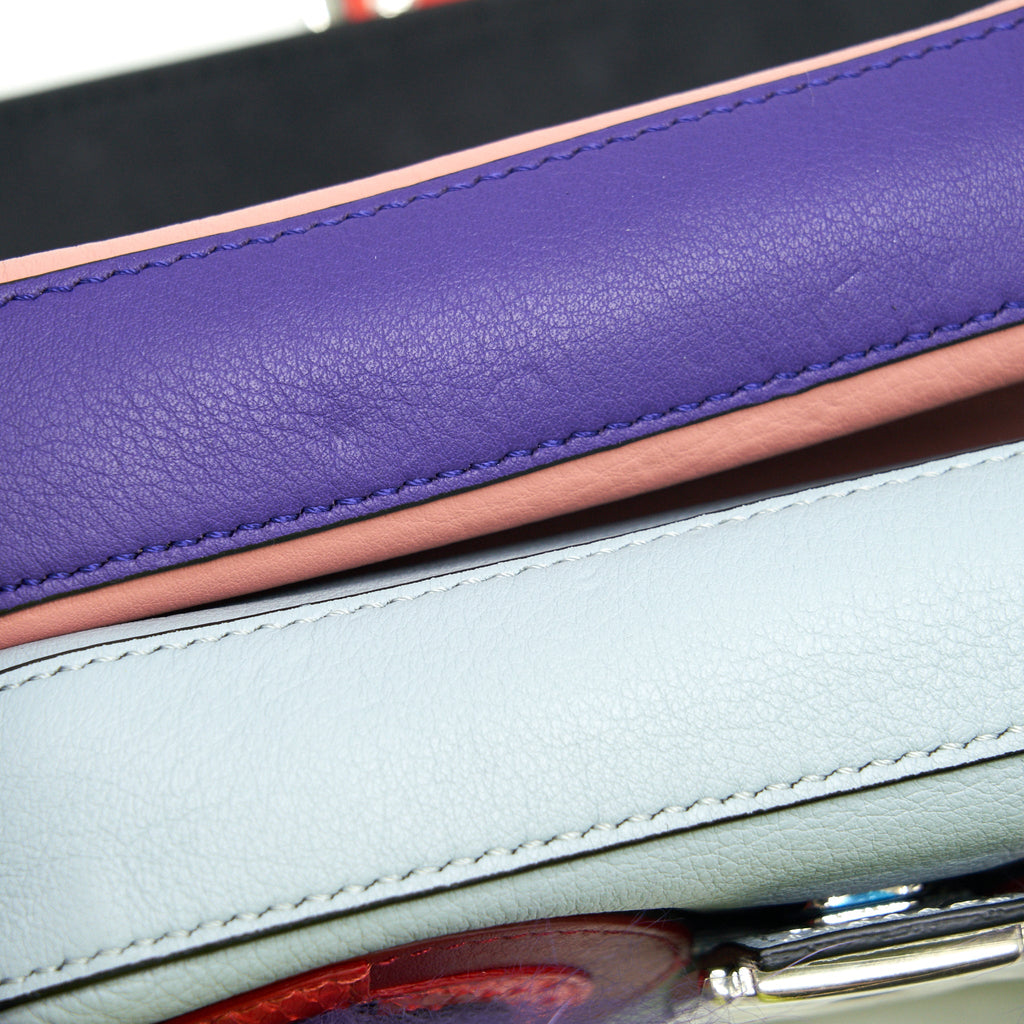 FENDI MICRO BAGUETTE MONSTER DOUBLE SIDED BAG MULTI COLOUR