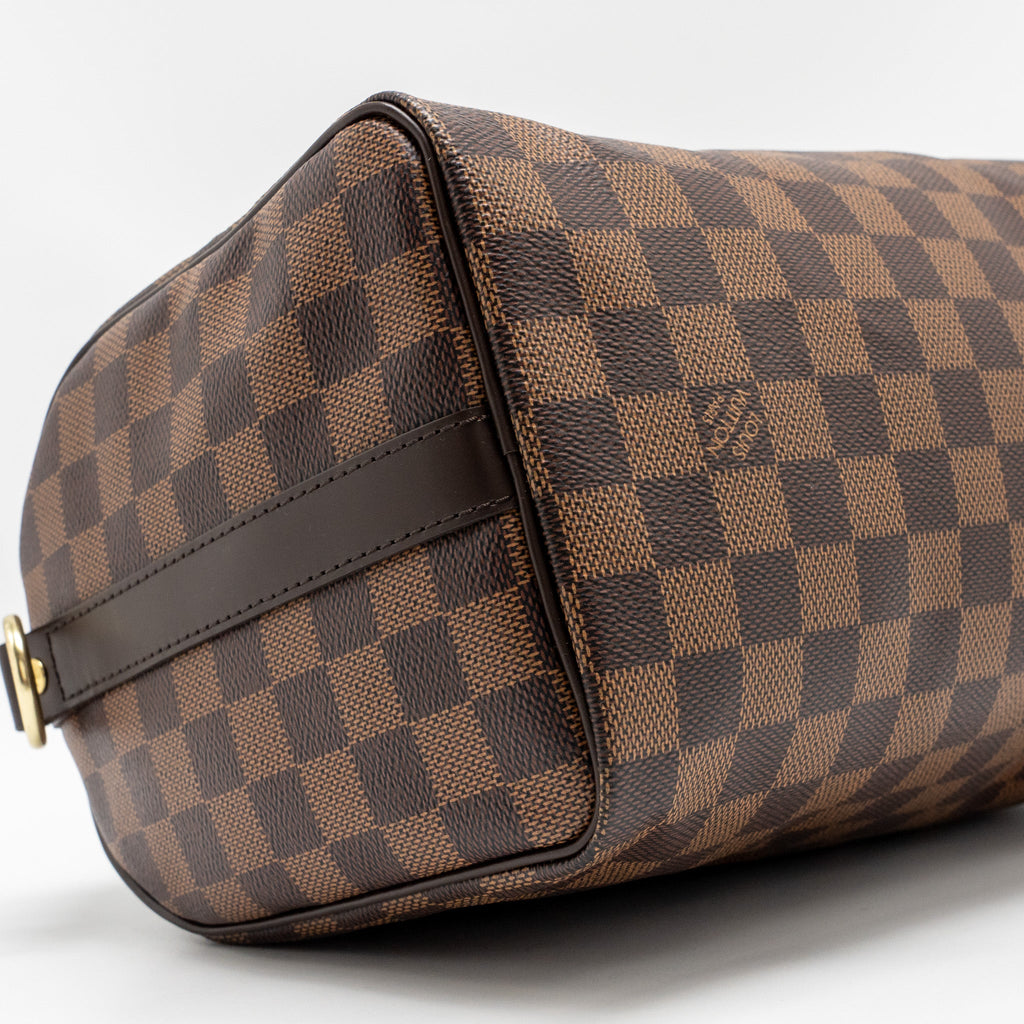LOUIS VUITTON SPEEDY BANDOULIERE 25 DAMIER EBENE GHW