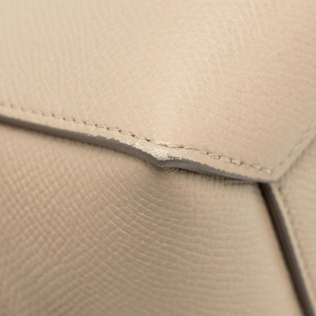 CELINE NANO BELT BAG CALFSKIN LIGHT BEIGE GHW