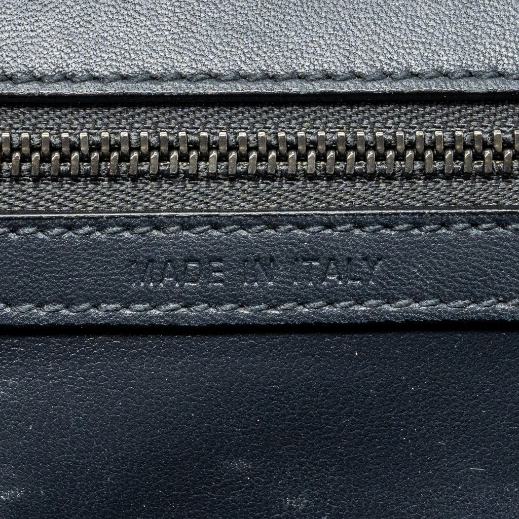 DIOR MEDIUM DIORAMA CALFSKIN METALLIC SILVER SHW