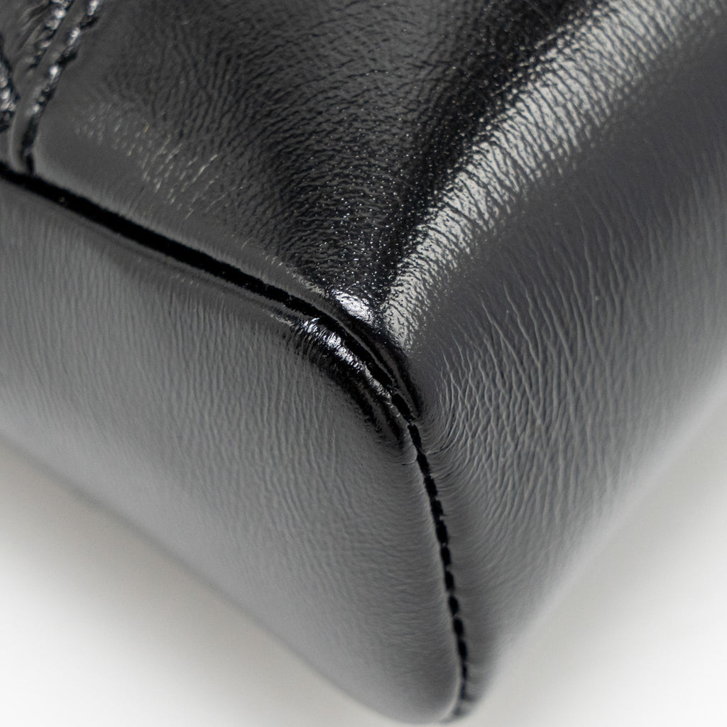 CHANEL 24S MINI 31 BAG SHINY LAMBSKIN BLACK LGHW (MICROCHIP)