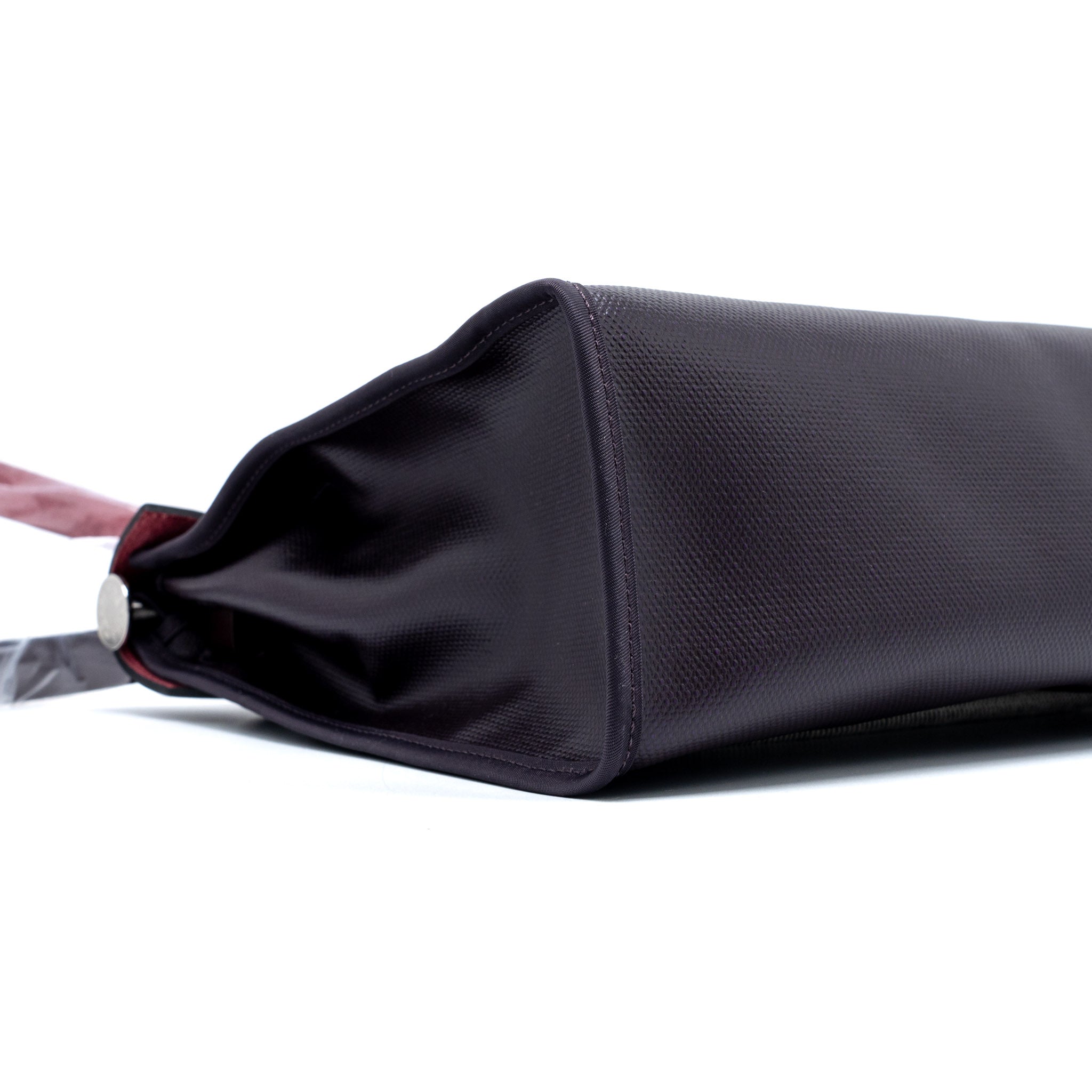 HERMES HERBAG 31 ZIP BAG TOILE H BERLINE CANVAS/VACHE HUNTER CASSIS/BLACK/ROUGE SELLIER SHW