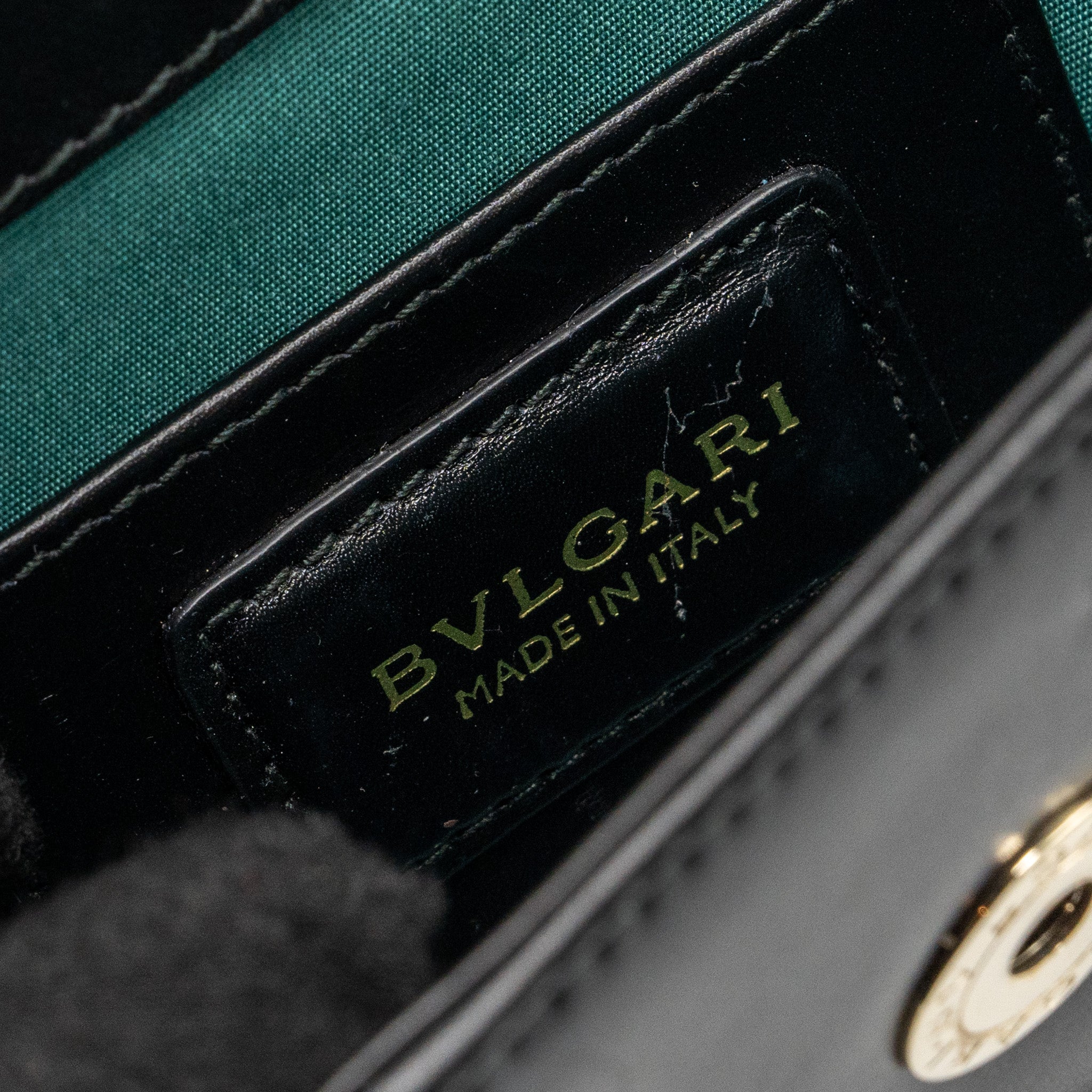 BVLGARI SERPENTI FOREVER CROSSBODY BAG CALFSKIN BLACK LGHW