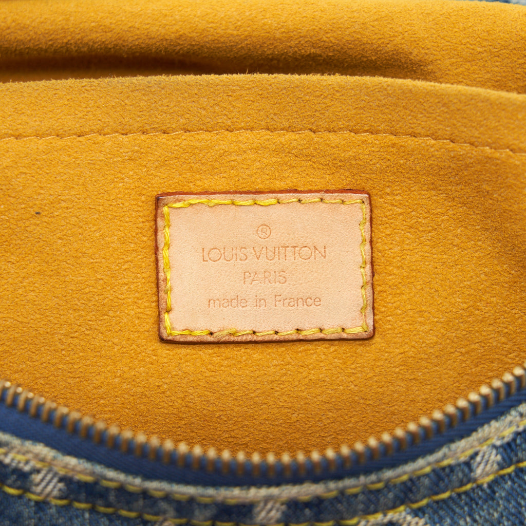 LOUIS VUITTON DENIM BAGGY PM MONOGRAM GHW