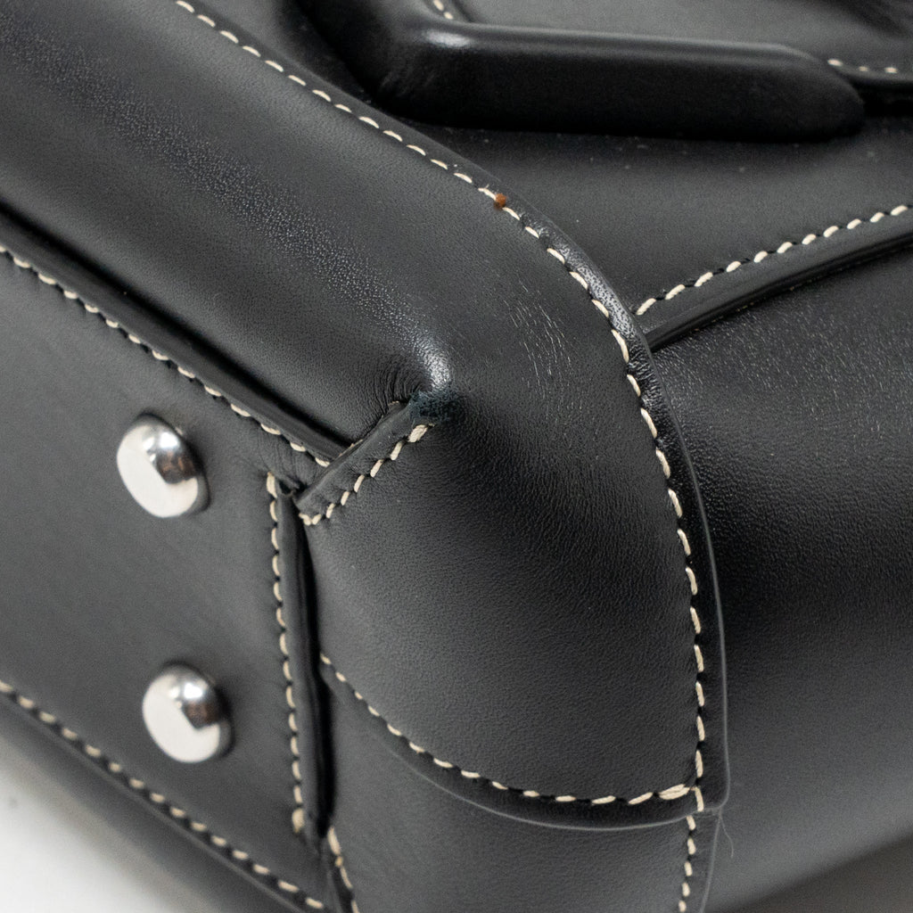 BOTTEGA VENETA SMALL ARCO BAG CALFSKIN BLACK SHW