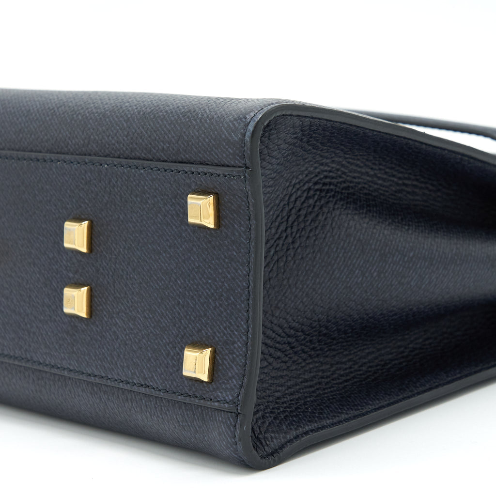 VALENTINO MY ROCKSTUD TOTE BAG NAVY GHW