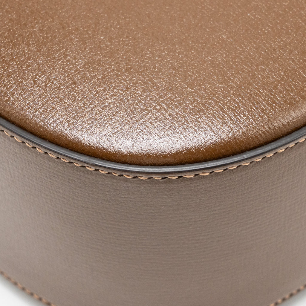 GUCCI HORSEBIT 1955 LARGE SHOULDER BAG LEATHER BROWN GHW