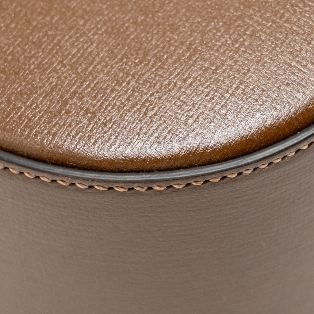 GUCCI HORSEBIT 1955 LARGE SHOULDER BAG LEATHER BROWN GHW