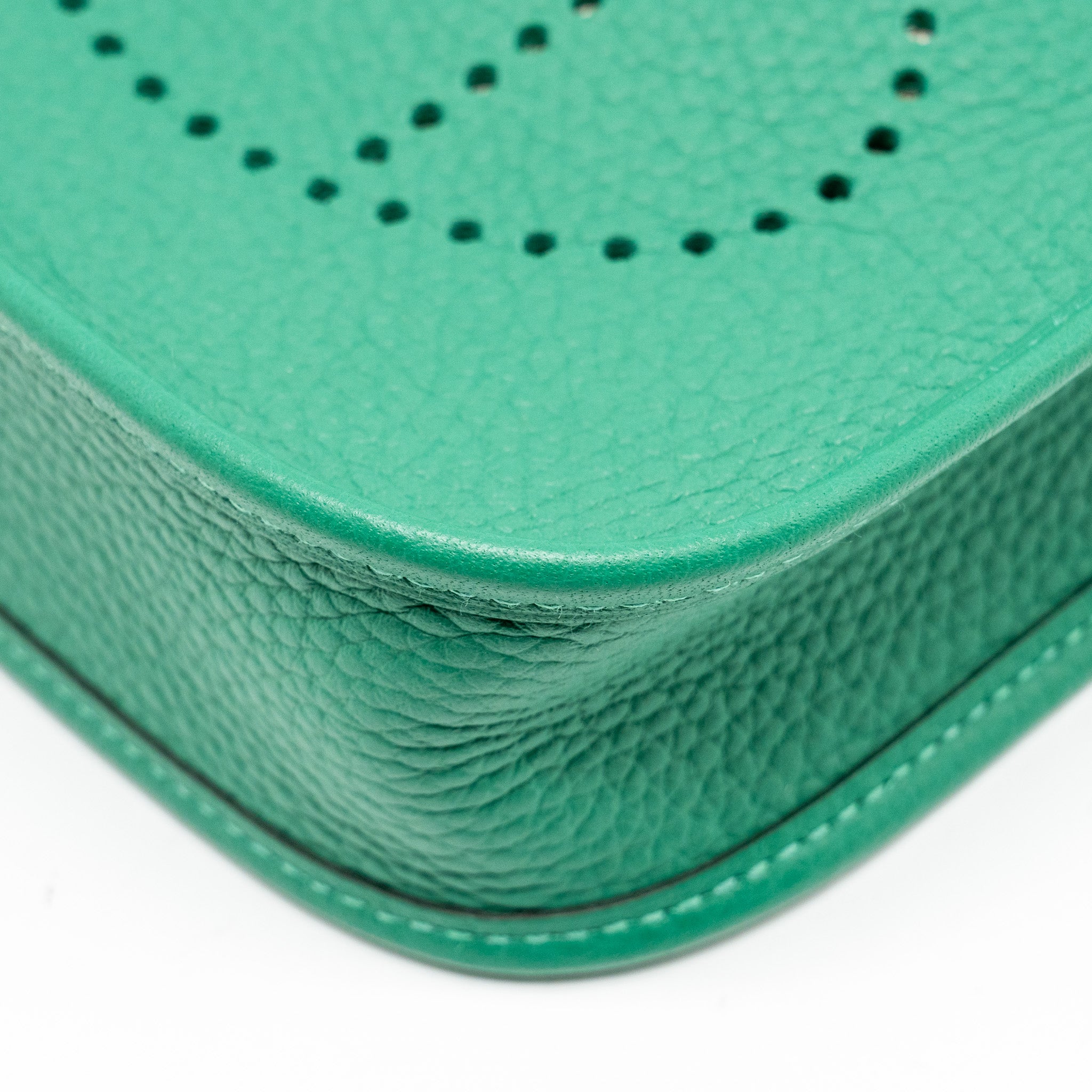 HERMES MINI EVELYN CLEMENCE VERT VERTIGO GHW