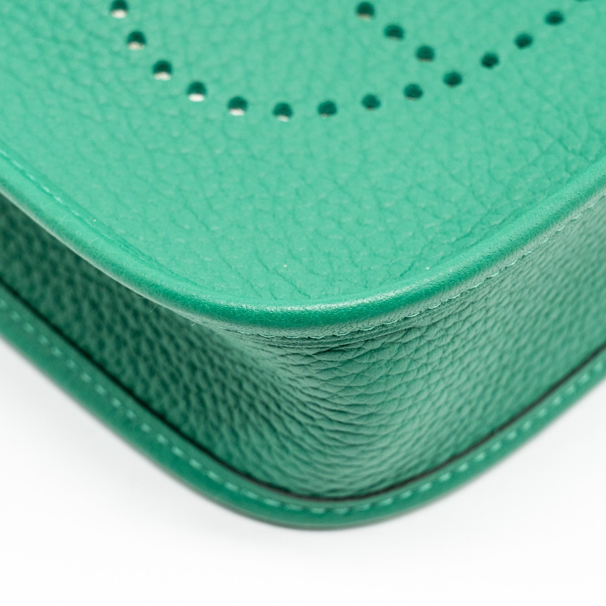 HERMES MINI EVELYN CLEMENCE VERT VERTIGO GHW