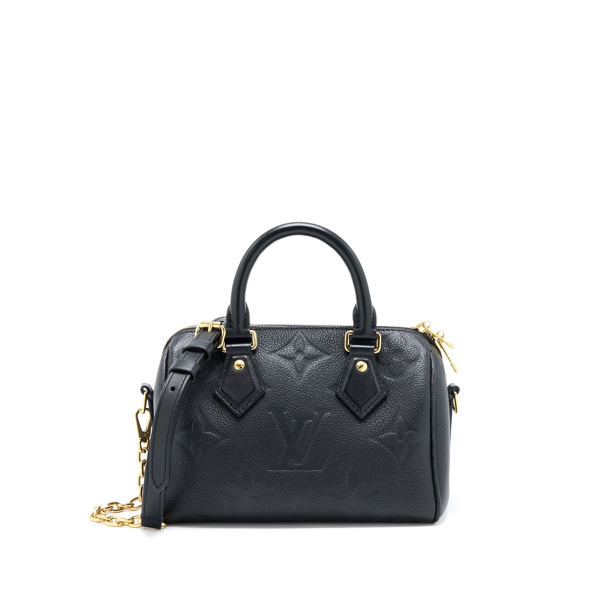 LOUIS VUITTON SPEEDY 20 EMPREINTE BLACK GHW