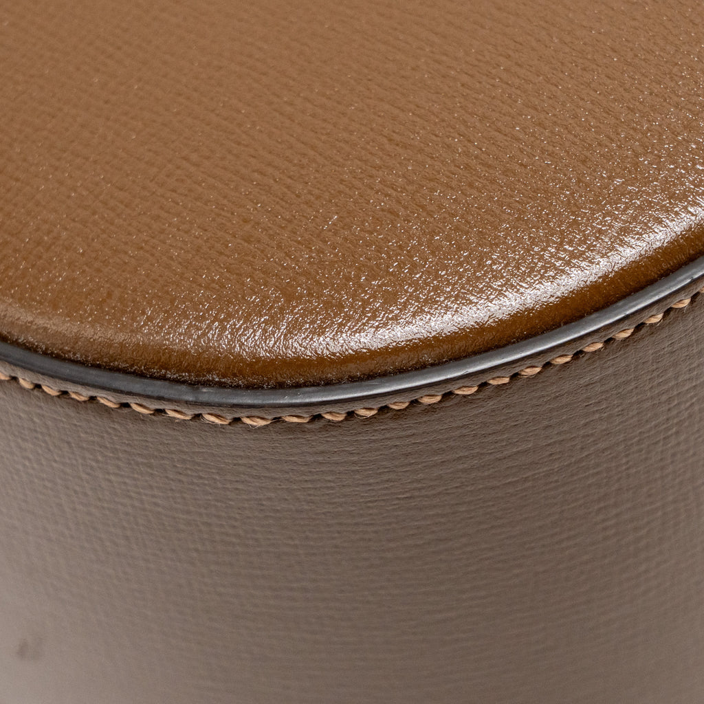 GUCCI HORSEBIT 1955 LARGE SHOULDER BAG LEATHER BROWN GHW
