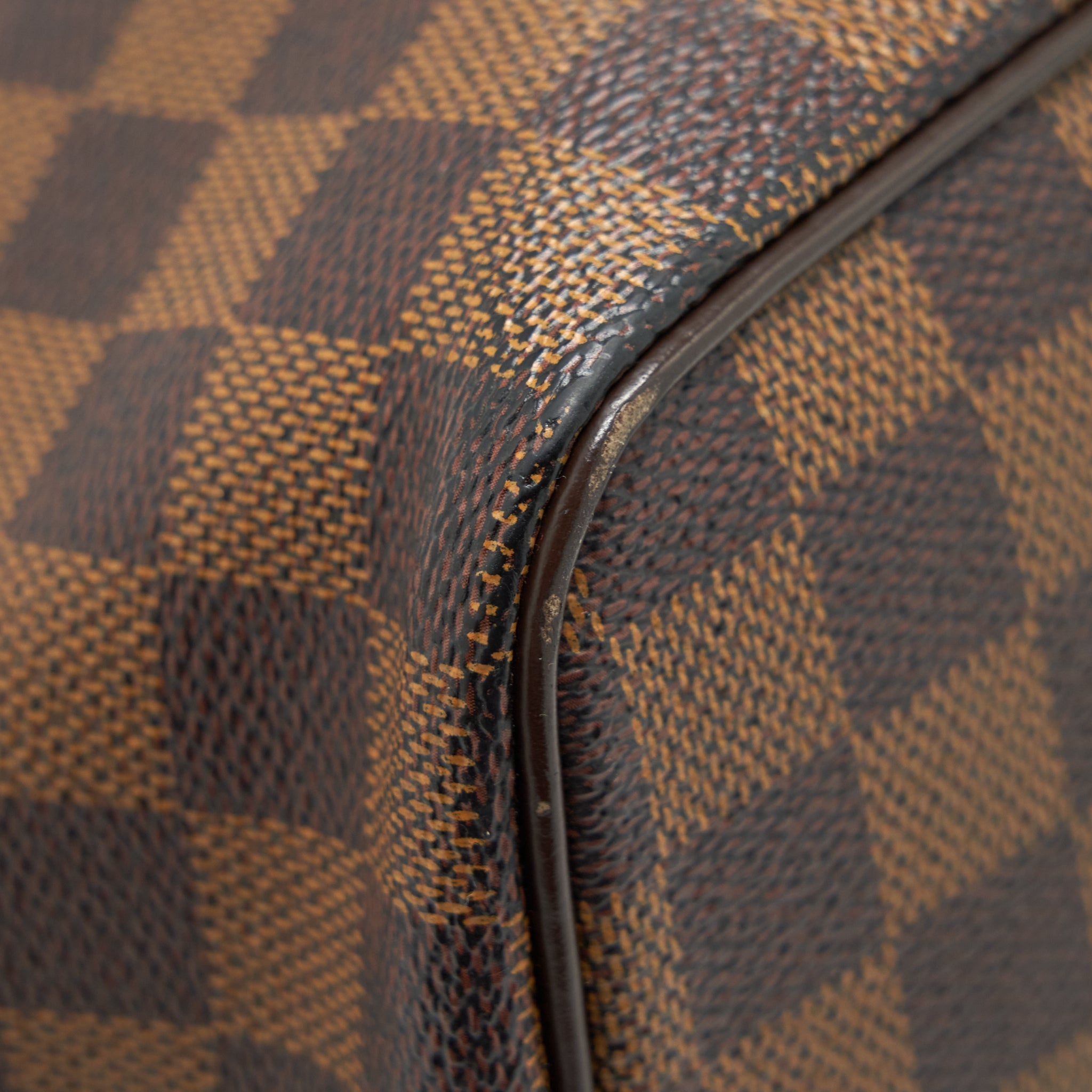 LOUIS VUITTON SALEYA TOTE BAG DAMIER EBENE CANVAS GHW