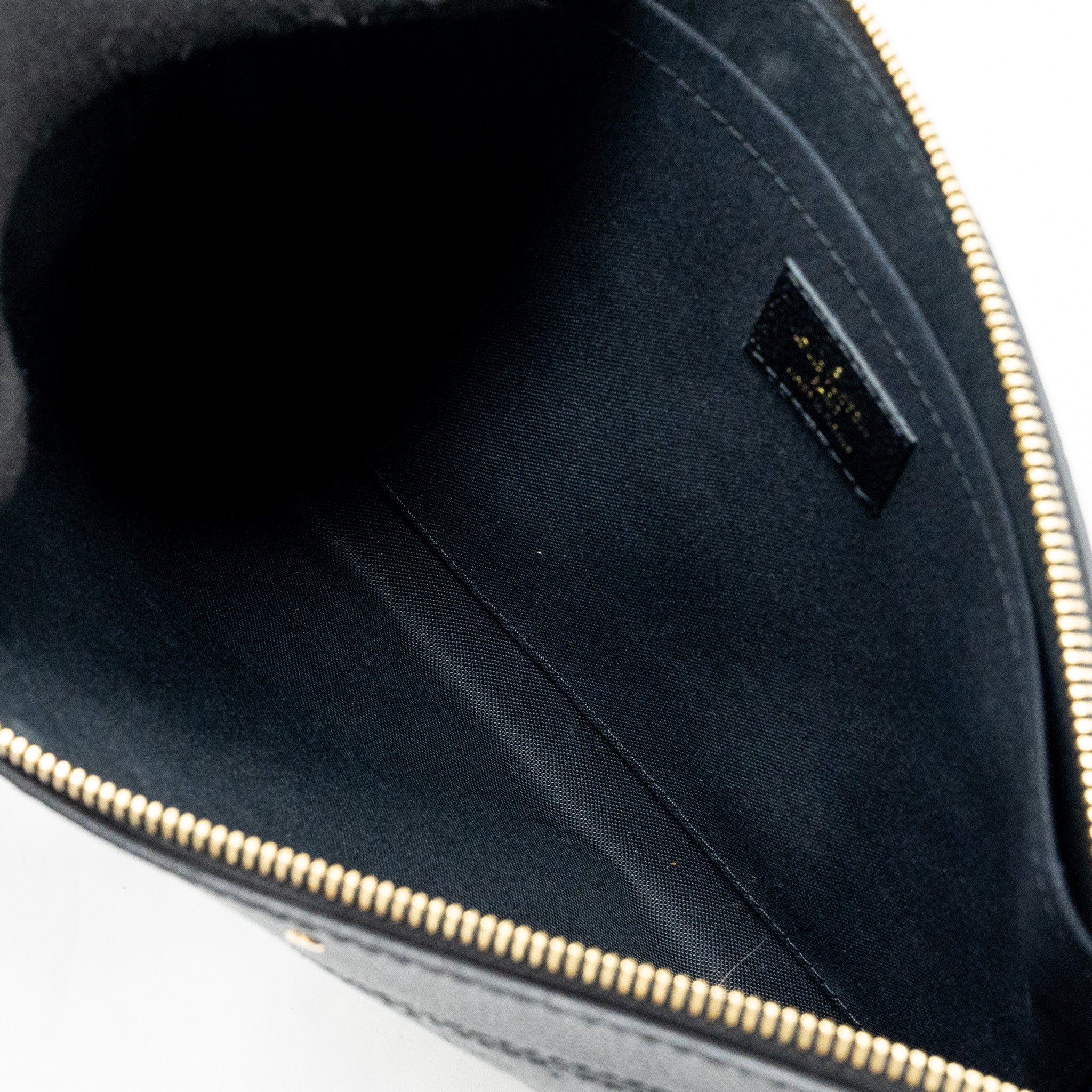 LOUIS VUITTON CLUTCH MONOGRAM EMPREINTE CALFSKIN BALCK GHW