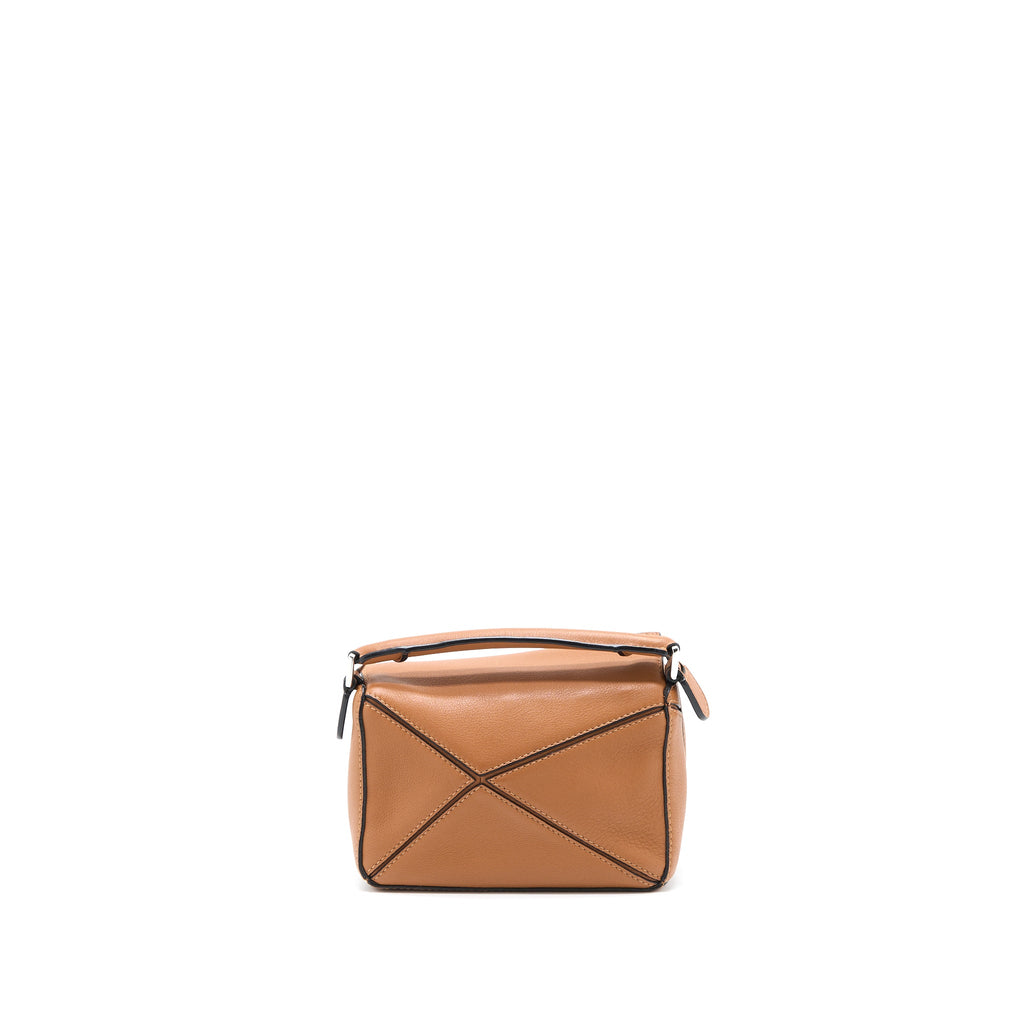 LOEWE MINI PUZZLE BAG CALFSKIN TAN SHW