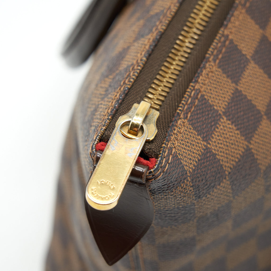 LOUIS VUITTON SALEYA TOTE BAG DAMIER EBENE CANVAS GHW