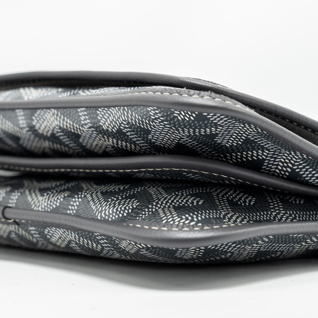 GOYARD PLUMET POCHETTE POCKET WALLET GOYARDLINE CANVAS GREY SHW