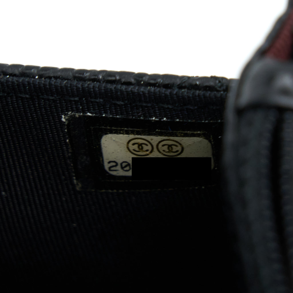 CHANEL CLASSIC WALLET ON CHAIN CAVIAR BLACK SHW