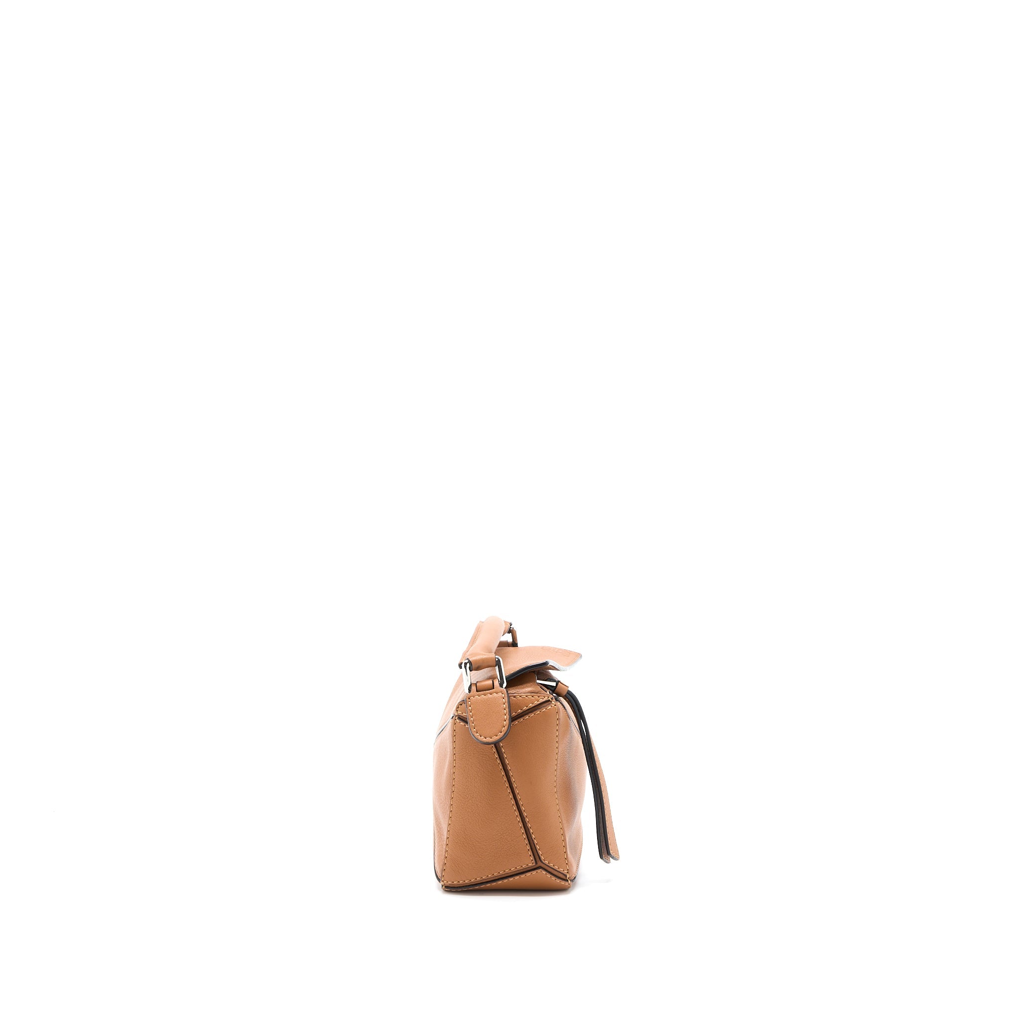 LOEWE MINI PUZZLE BAG CALFSKIN TAN SHW