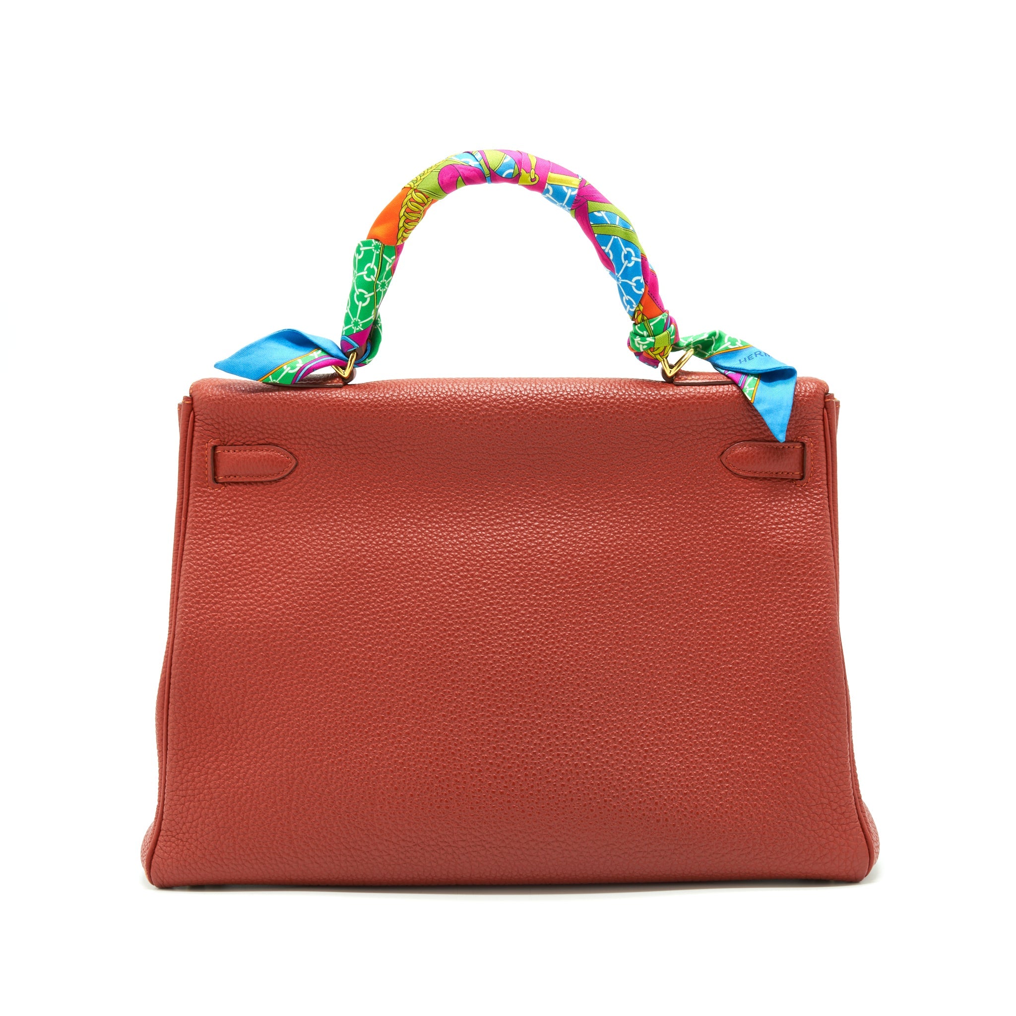 HERMES KELLY 35 TOGO VERMILLION GHW