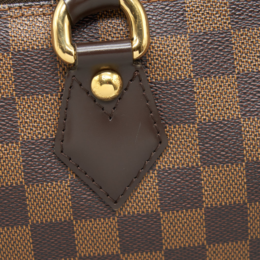 LOUIS VUITTON SALEYA TOTE BAG DAMIER EBENE CANVAS GHW