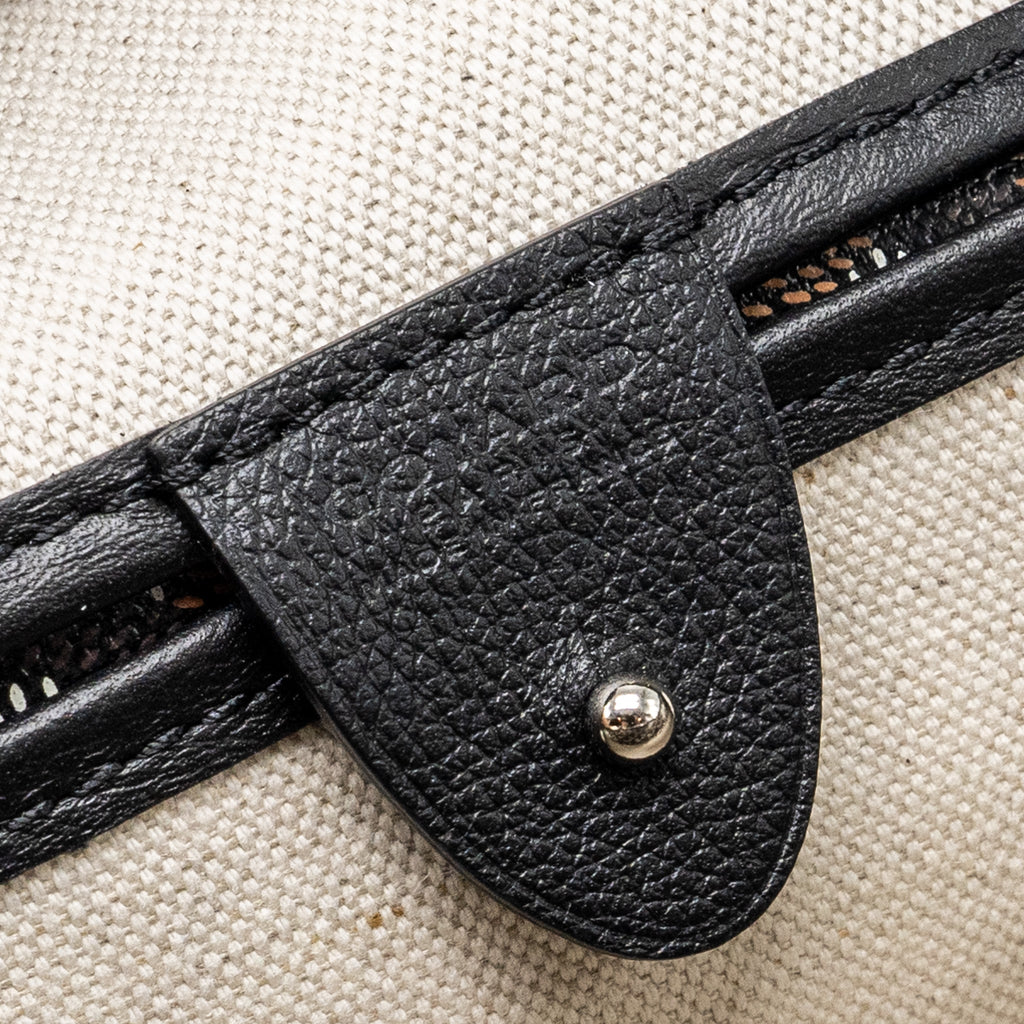 GOYARD ARTOIS PM TOTE BAG GOYARDLINE CANVAS BLACK SHW