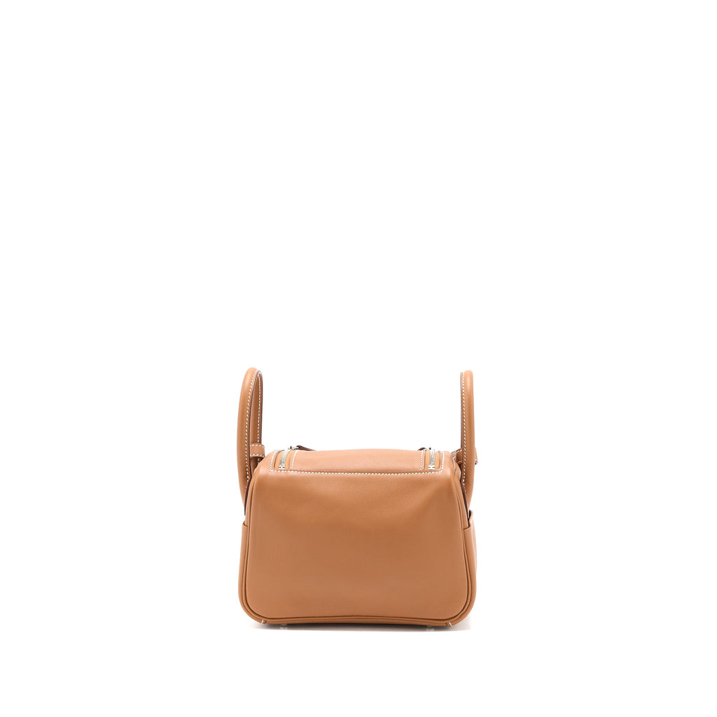 HERMES MINI LINDY SWIFT GOLD/AMBER YELLOW SHW