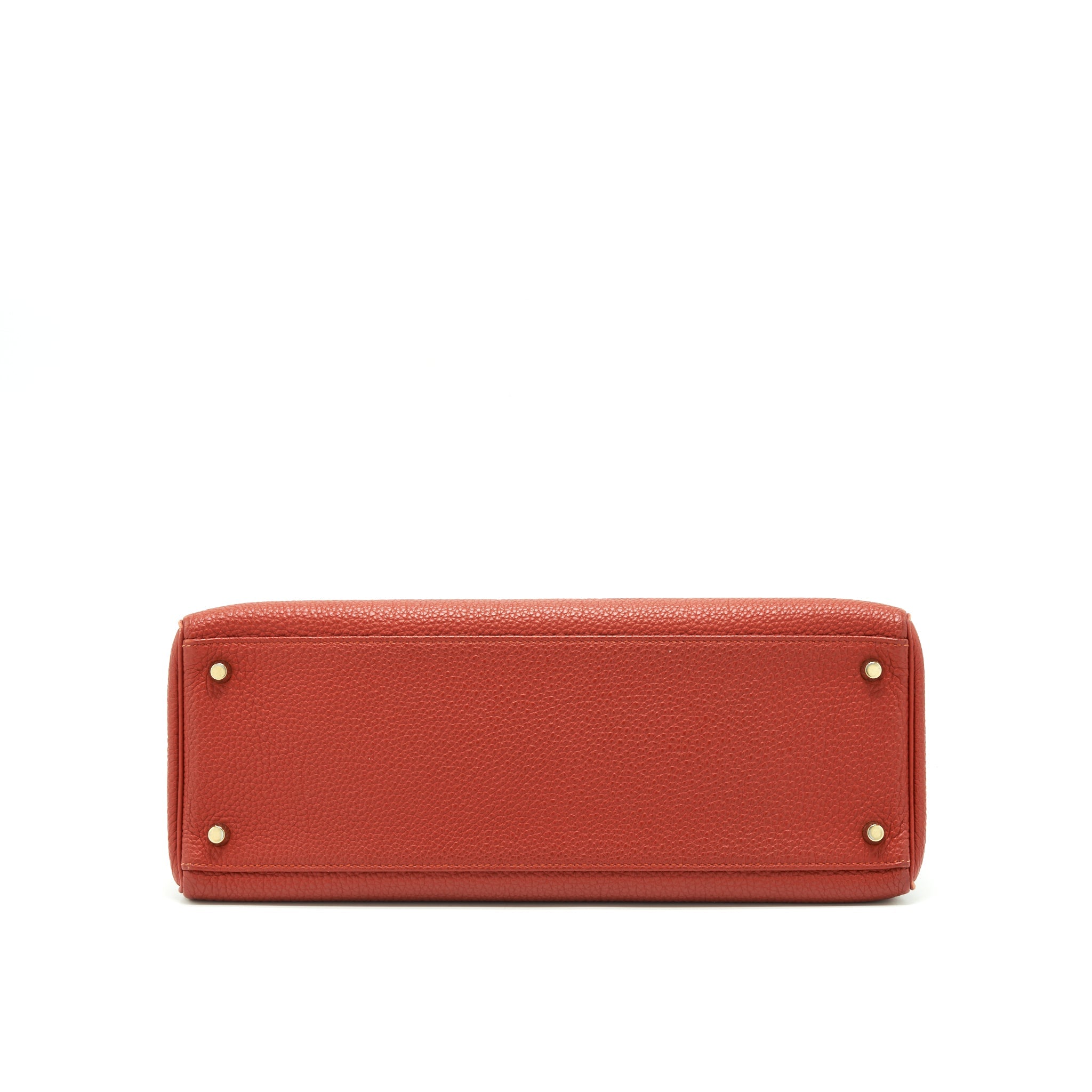 HERMES KELLY 35 TOGO VERMILLION GHW