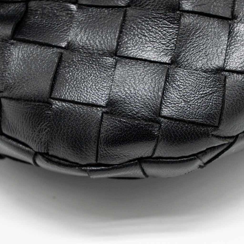 BOTTEGA VENETA CANDY JODIE BAG LAMBSKIN BLACK SHW