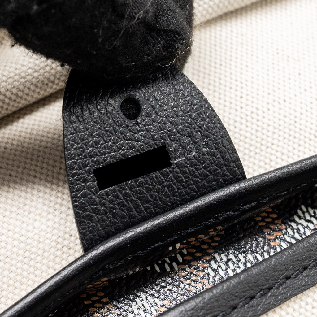 GOYARD ARTOIS PM TOTE BAG GOYARDLINE CANVAS BLACK SHW